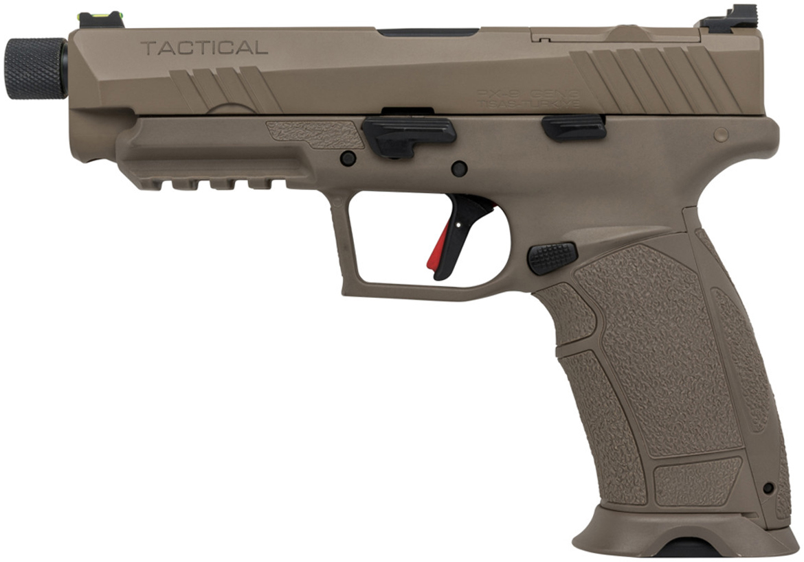 TISAS PX-9 GEN3 TACTICAL TH FDE 9MM 5.1